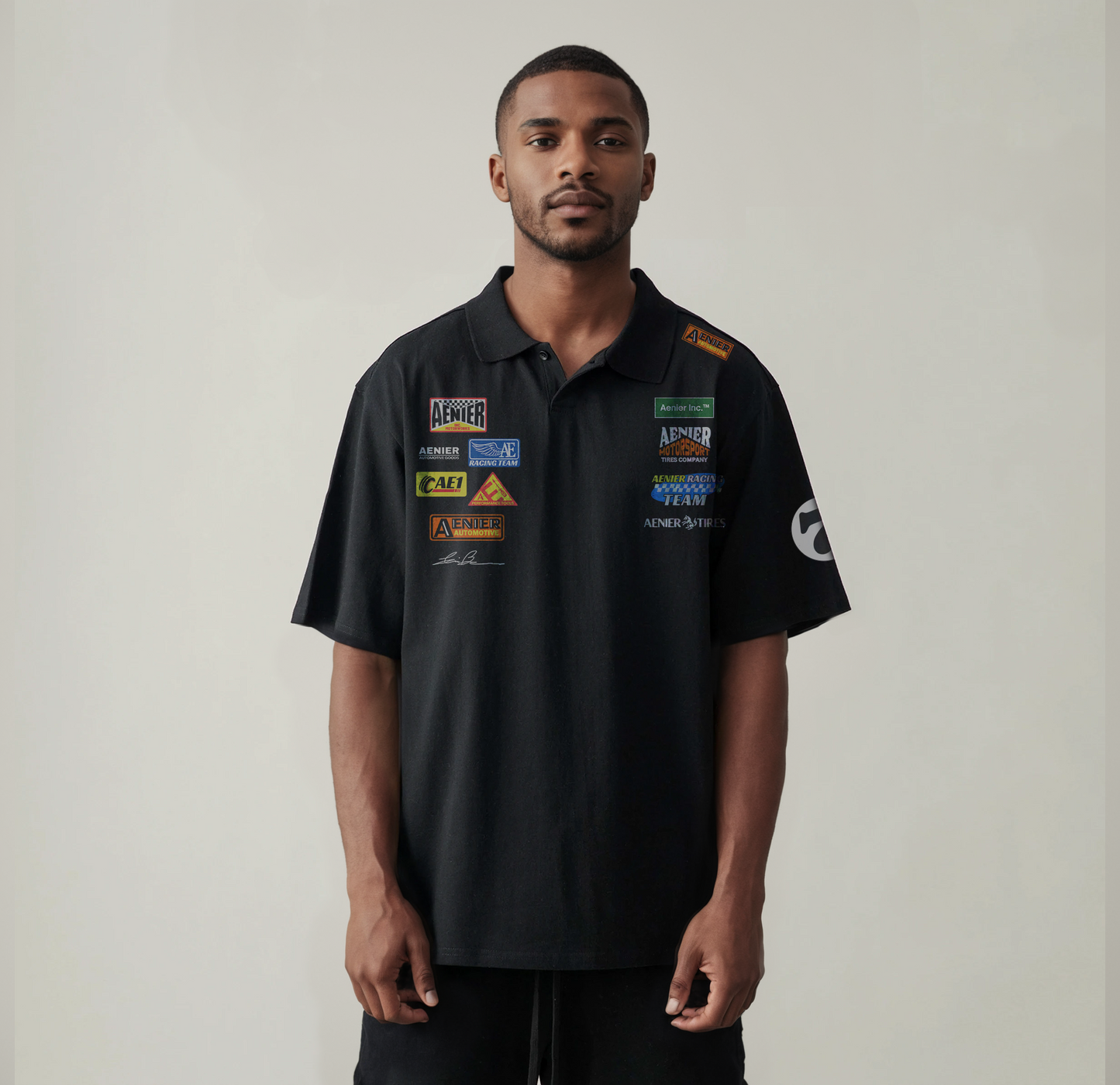 Racing Polo Oversize Shirt