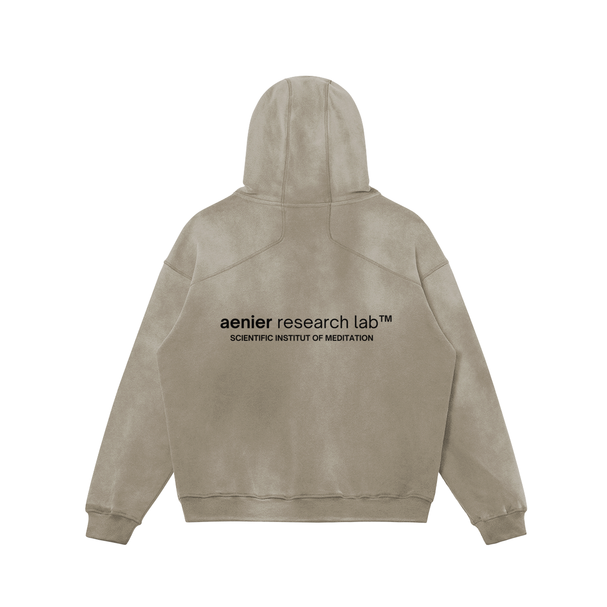 Scientific Institut of Meditation Faded Hoodie