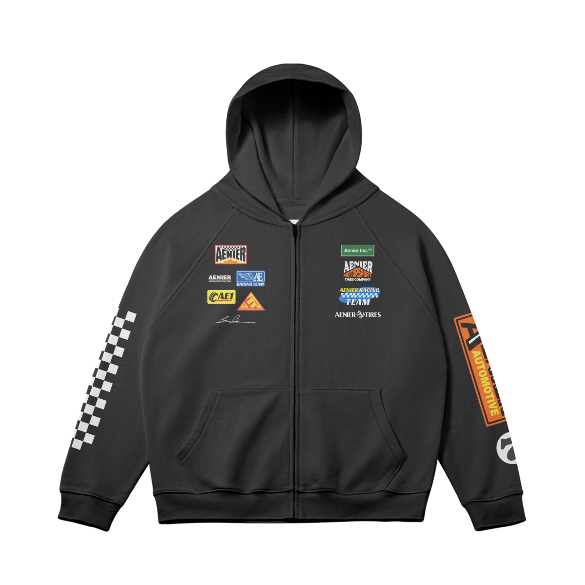 Racing Heavyweight Zip-Hoodie