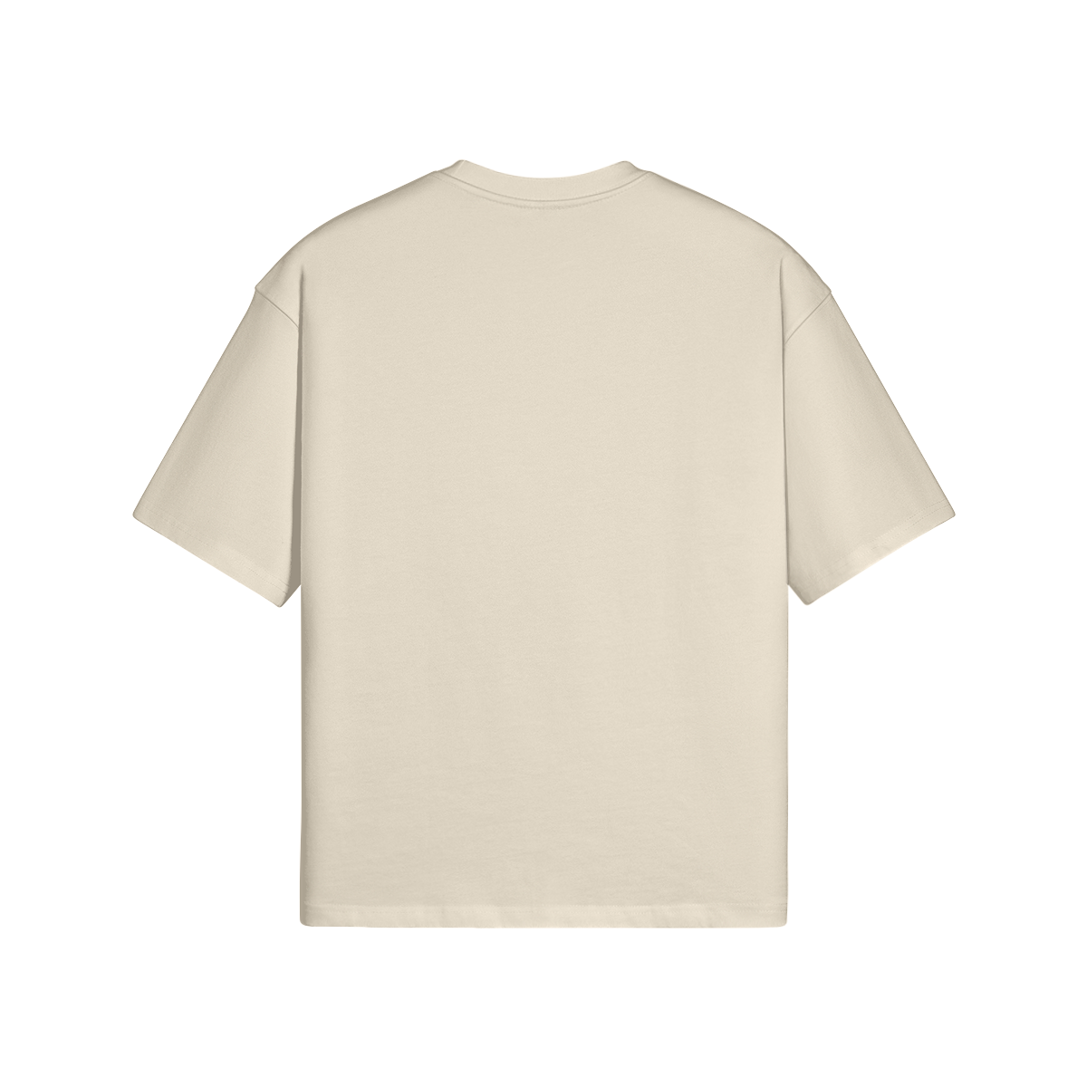 Cream Boxy Tee