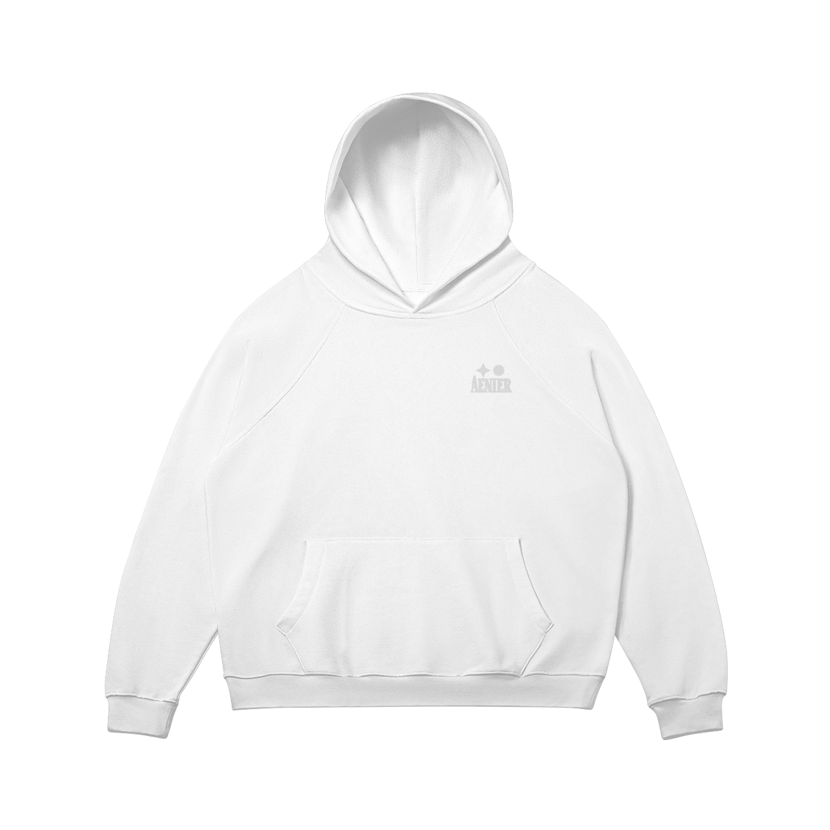 White Heavyweight Hoodie