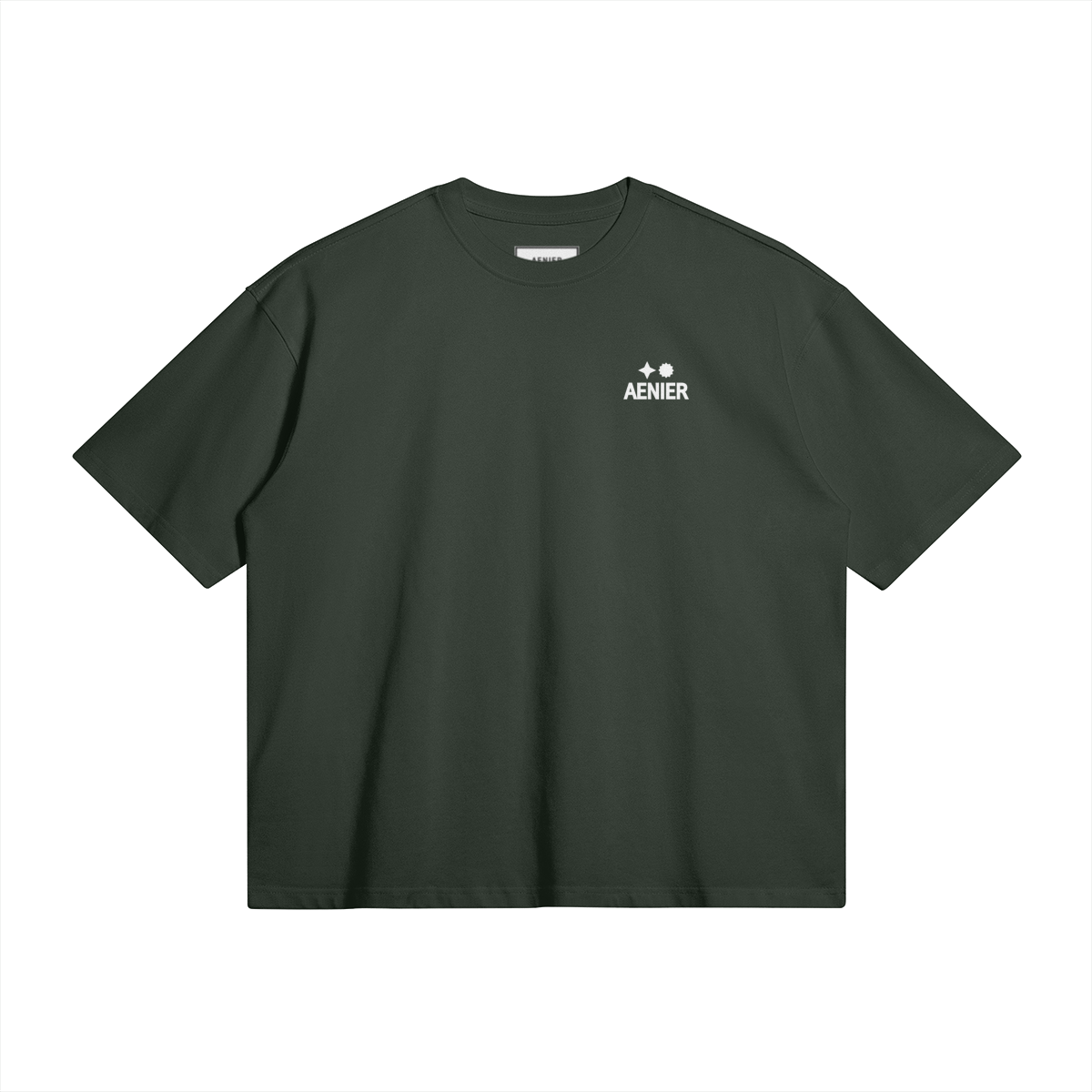 Medium Jungle Green Boxy Tee